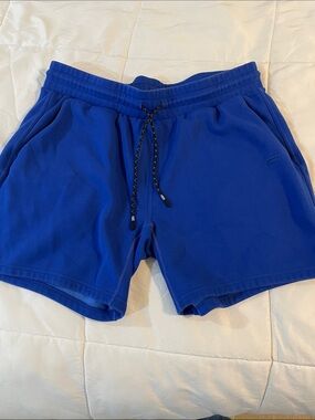 XXL Postgame Shorts Fabletics classic blue 7-inch inseam fleece lined